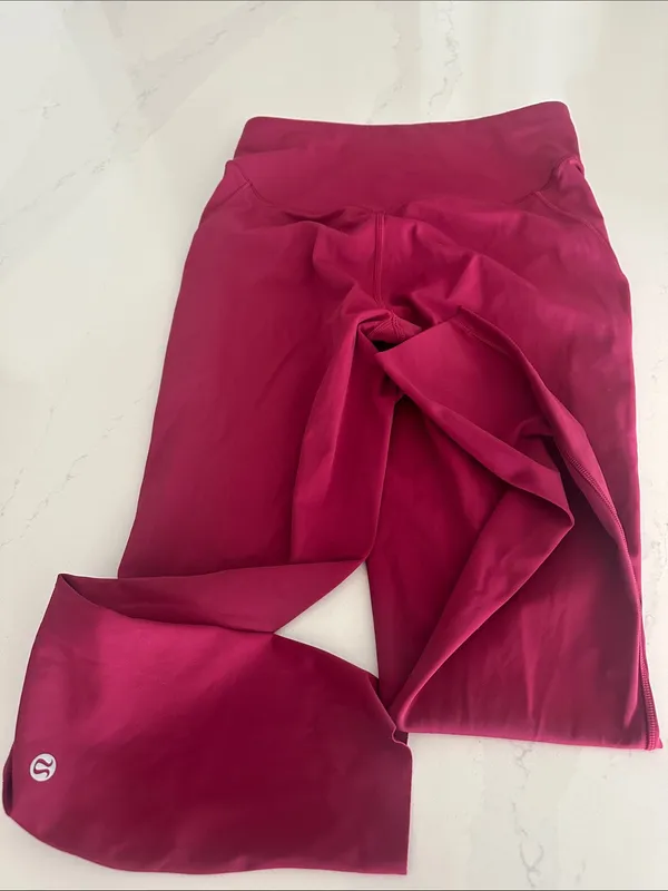 Lululemon‎ Base Pace High-Rise Tight 25" Red Merlot size 6 - Image 7
