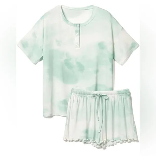 Ekouaer pajama set tie dye SZ M - Image 2
