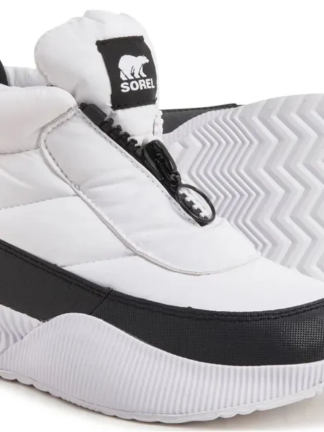 Sorel women white puffy nylon platform Out N About III waterproof boots U S 7 - Image 10