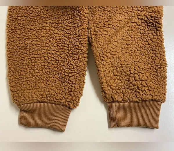 American Eagle AE Brown Sherpa Pullover Hoodie - Size XS - VGUC - Image 5