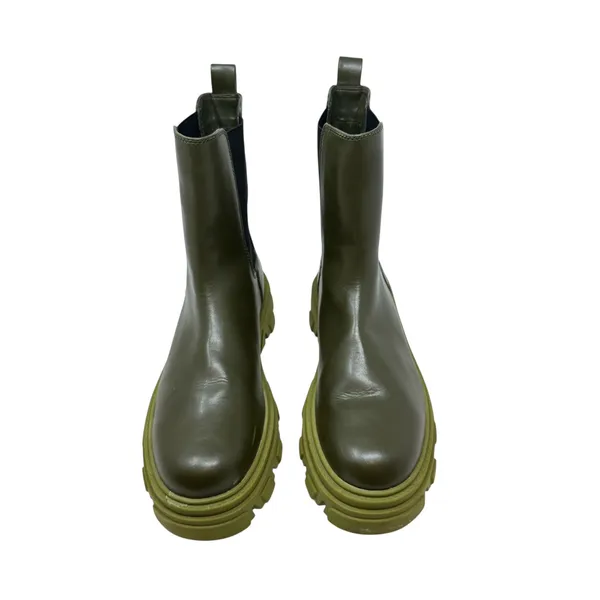Oak + Fort Chunky Sole Chelsea Boots Military Olive Green‎ Size US 10 - Image 6