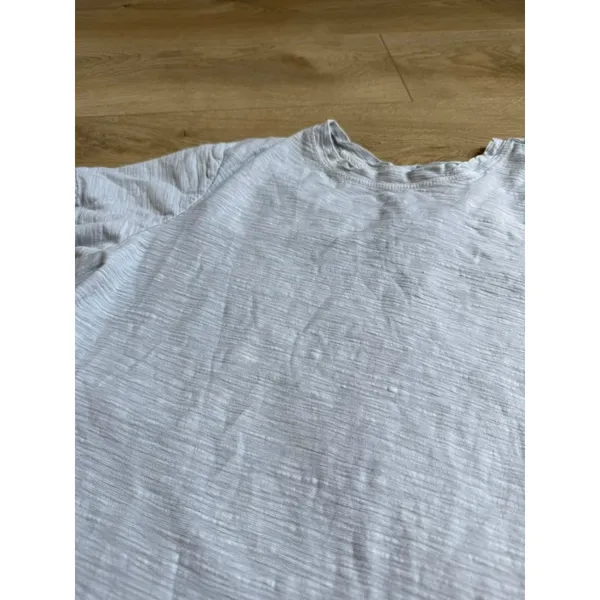 Pilcro Anthropologie Gray Short Sleeve Burnout T-Shirt Womens Size Medium - Image 7