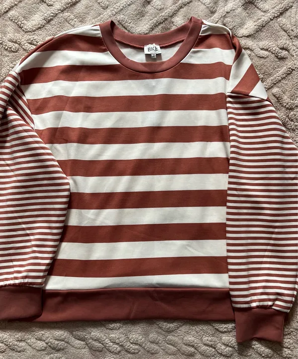 Women’s striped pullover BKE by Buckle Sweater - Image 2