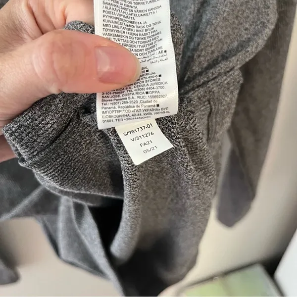 Athleta Uptempo Ribbed Henley Gray Ribbed - Image 7