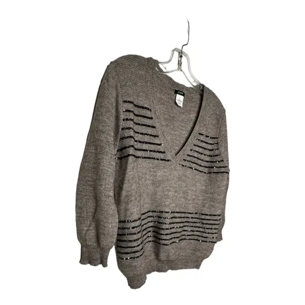 J Crew‎ Alpaca/Wool Blend Sweater Brown Size L - Image 3