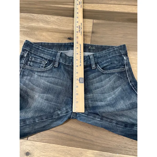 7 For All Mankind The Kate Straight‑Leg Jeans Size Dark Wash Made in USA - Image 5
