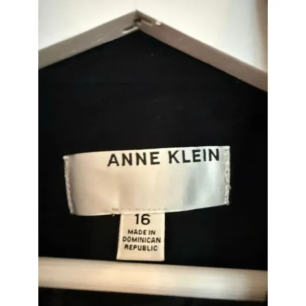 Anne Klein wool cashmere blend notch collar peacoat XL/16 - Image 3
