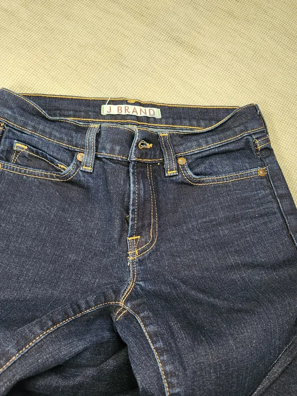 J Brand Women’s Dark Blue Flare Jeans Size 24 - Image 13