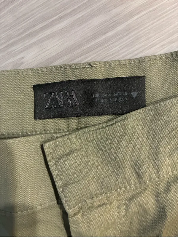 Women’s Zara Cargo Pants - Olive Green - Image 5