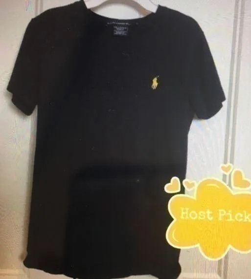 Ralph Lauren Women’s size small navy / yellow top - Image 2