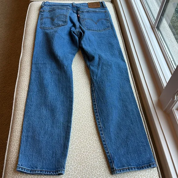 Levi’s Wedgie buttonfly high rise distressed jeans size 26 - Image 13
