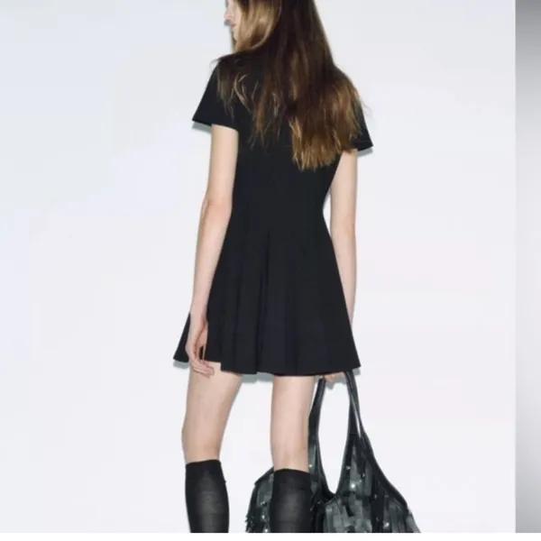 ZARA Mini Godet Dress ZW Collection - Image 5