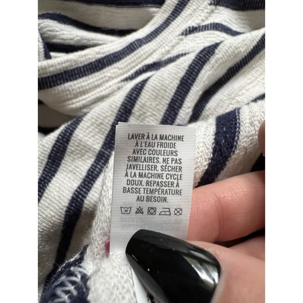 Aerie Striped Oversized M Terry‎ Relaxed Fit Tunic Swim Coverup Nautical Pool - Image 12