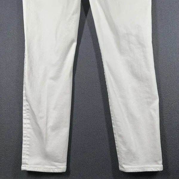 Abercrombie Fitch Simone High Rise Super Skinny Jeans Womens 10 White 30 Stretch - Image 16