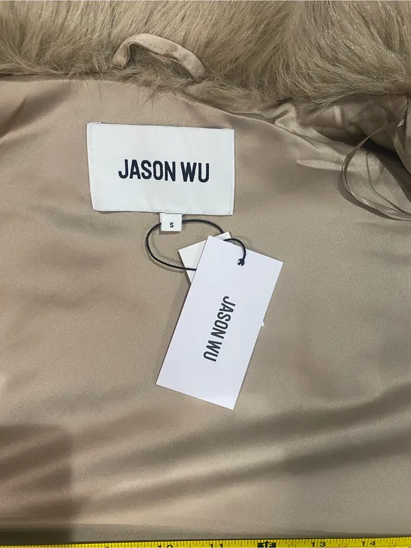 Jason Wu Women’s Cream Faux Fur vest - Image 9