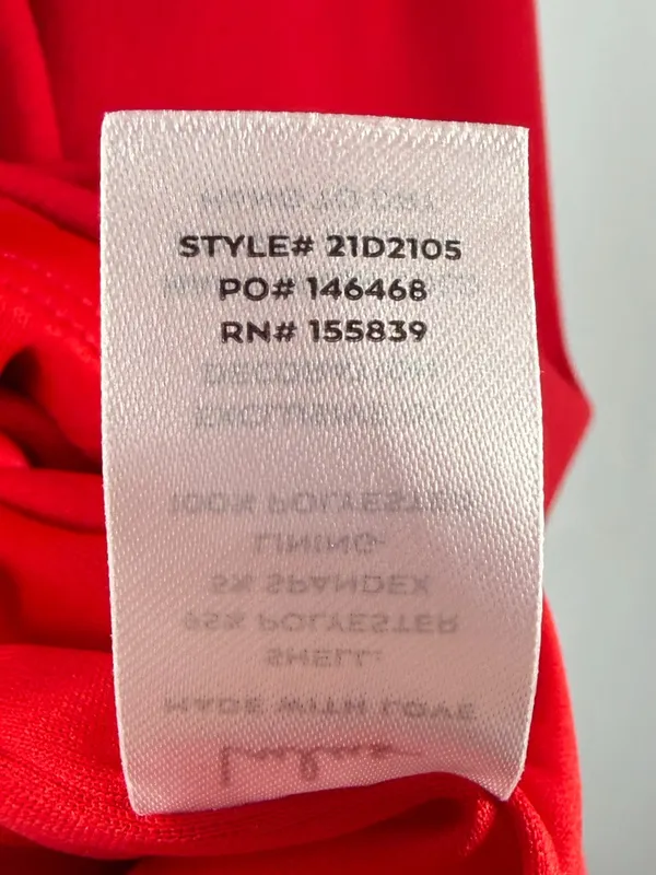 NWT Lulus Party for Two Asymmetrical Bodycon Mini Dress in Red‎ Size Small - Image 9