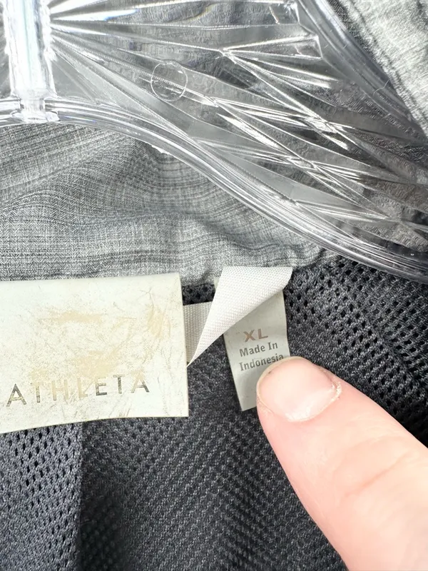 Athleta Women's City Chic‎ Gray Windbreaker Jacket Size XL Gray - Image 5