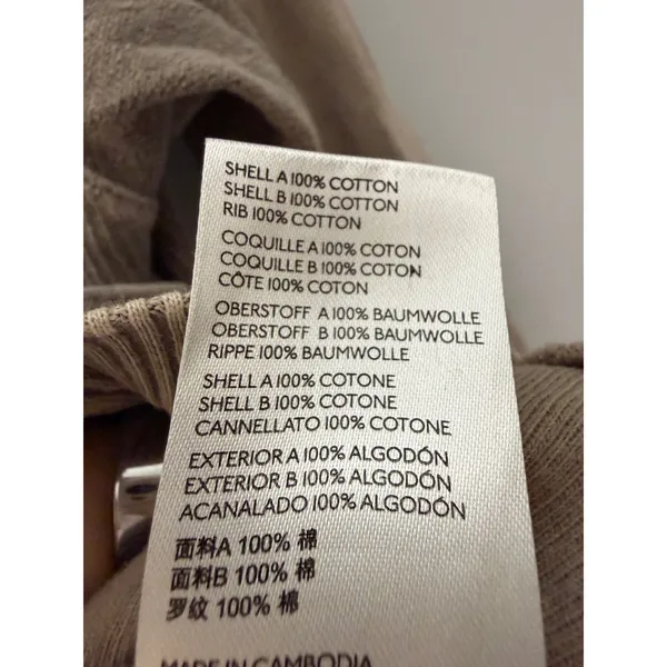 Pilcro‎ women's shirt jacket size XS oversized textured button front brown - Image 6