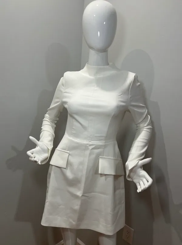 Odd Muse The Ultimate Muse Split Sleeve Mini Dress White Size M - Image 4