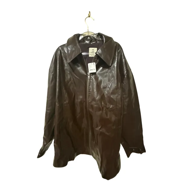 Free People Sloane Faux Leather Jacket Size XL - Image 7