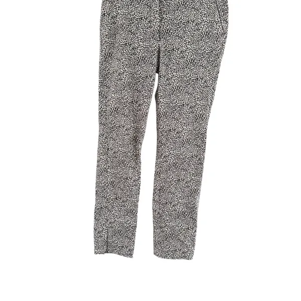Mango Black and Brown Patterned Straight Leg Pants - Image 2