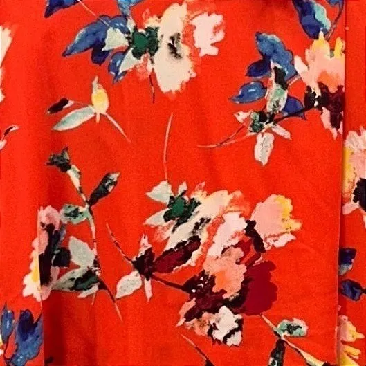Rose‎ And Olive Boho Blouse Red Large - Image 5