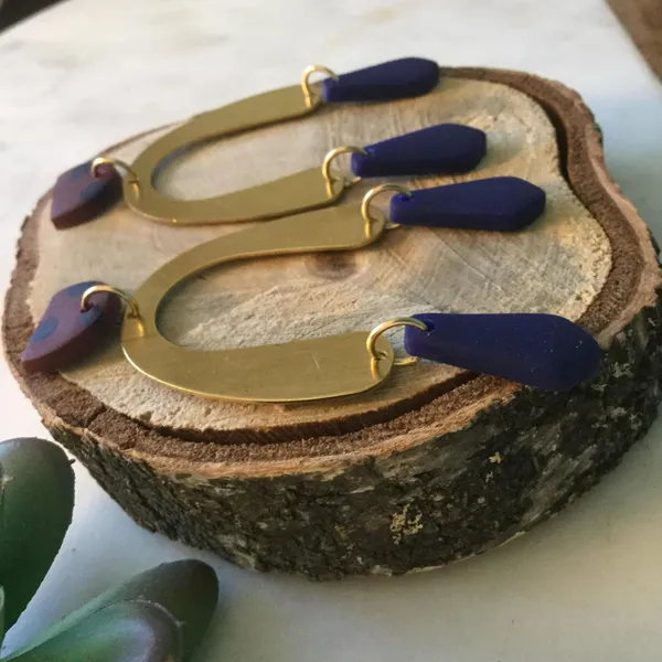 Polymer Clay Statement Earrings - Image 6