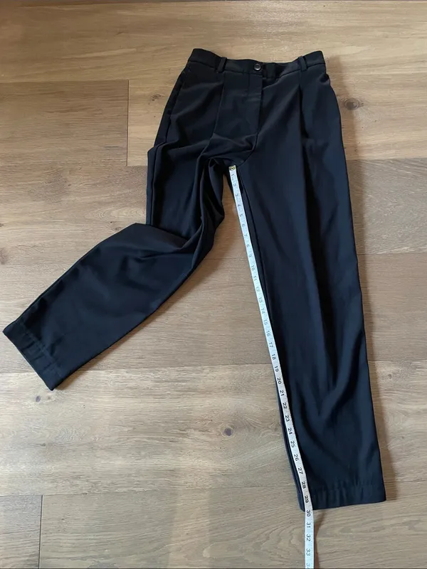 Marcella NYC Archie Trousers in Black 'One Design Five School Days' Size XS - Image 8