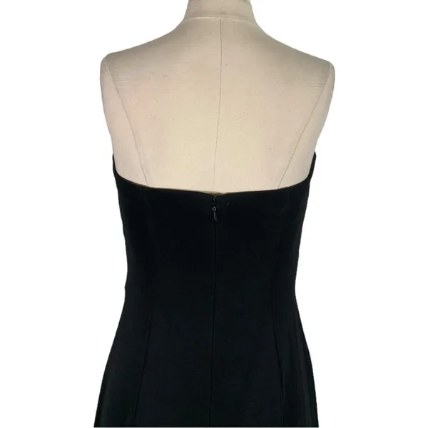 Vintage Jessica McClintock Y2k 90s Strapless Maxi Dress Size Medium - Image 8