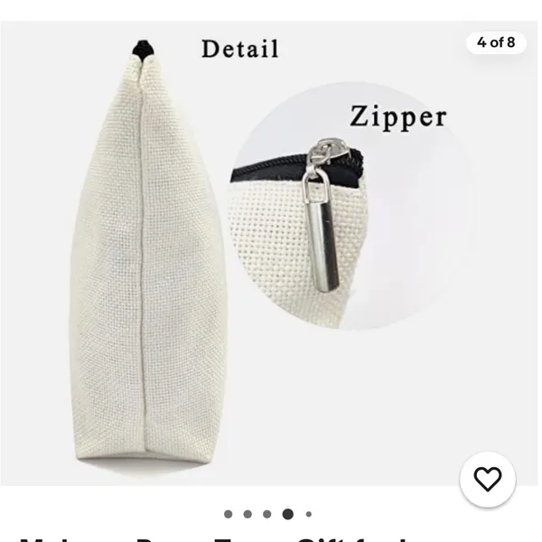 New Amazon White Golf Cosmetic Bag - Image 5