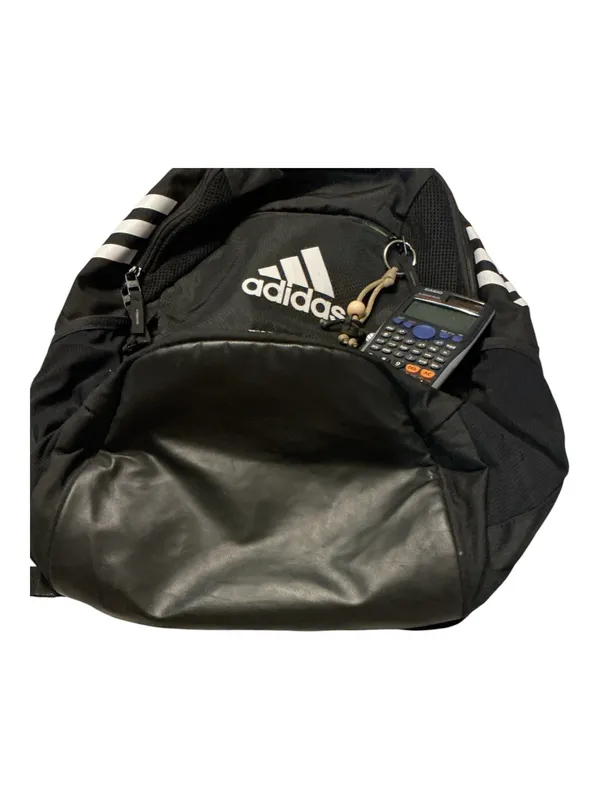 Adidas "The Academy Boiler Juniors" Volleyball Backpack + Casio Scientific Calculator Bundle – Black & Neon Yellow - Image 4