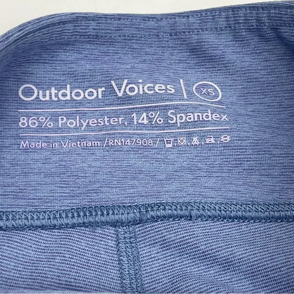 Outdoor Voices‎ 3/4 Warmup Leggings Womens Size XS Lilac Athletic Workout Gym - Image 2