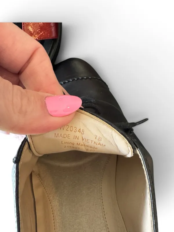 Cole Haan - Go-To Arden Black Leather Oxford Flats Women’s Sz 7B - Image 11
