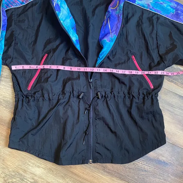 Vintage Reebok Windbreaker Jacket Retro Sport 80s 90s Nylon Medium Oversized - Image 6