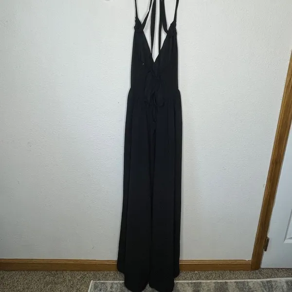 H&M Black Halter Maxi Dress - Image 8