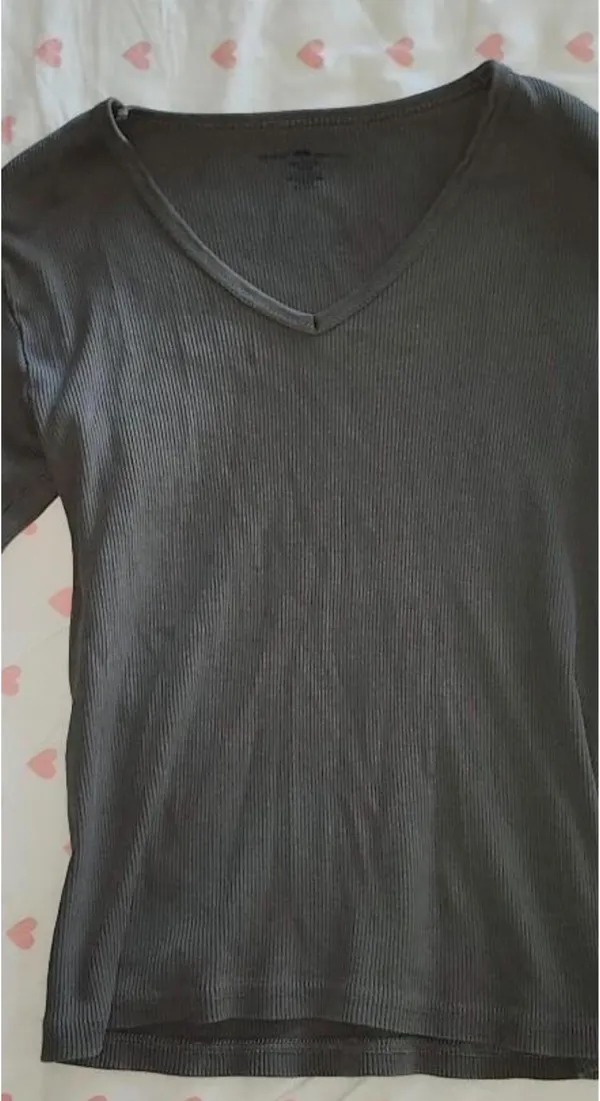 Grey Brandy Melville Long Sleeve - Image 3