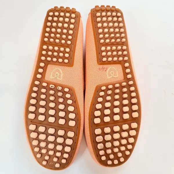 Rothy's The Daily Driver Coral Orange Knit Loafers Shoes Women's Size 7 - Image 6