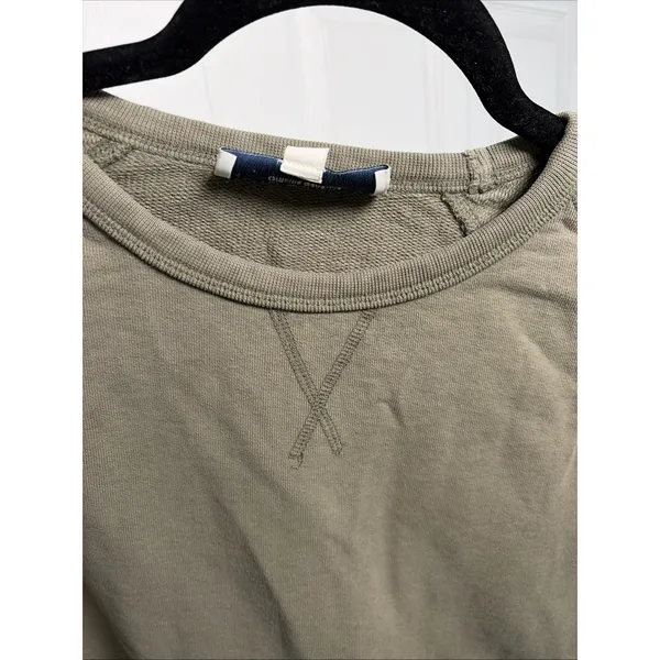 Officine Generale Daily Classics Sweatshirt Size Med Olive Green‎ Organic Cotton - Image 3