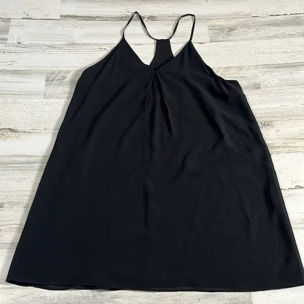 Alice + Olivia Black Racer Back Dress Size L NWT - Image 2