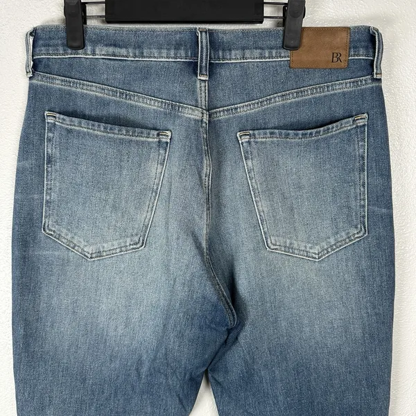 Banana Republic Womens Size 31 Blue Medium Wash High-Rise Slim‎ Denim Jeans - Image 4