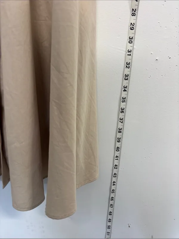 Zara Black & Cream Sleeveless Maxi Dress with Gloss Belt - Image 4