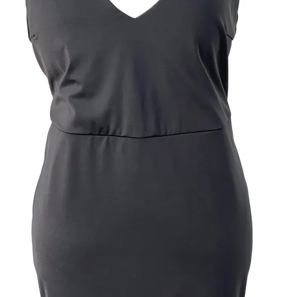 Halara Womens Size Large V Neck Mermaid Maxi Dress Black Adjustable Straps‎ NWOT - Image 6