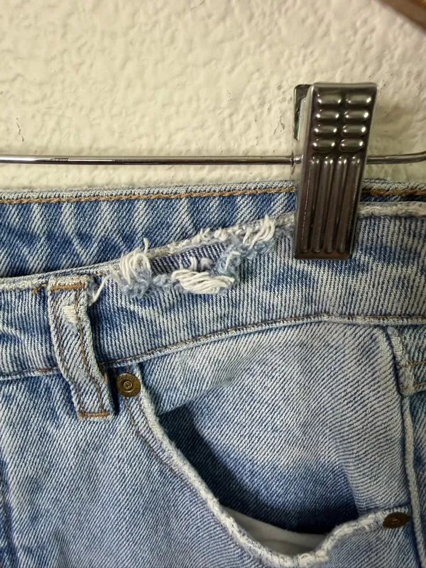 Rollas Classic Straight High Rise Jeans Light‎ Medium Wash Womens Size 27 - Image 4