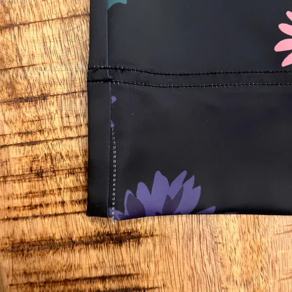 STAUD Austin Pants Size 4 Satin Floral‎ Bloom Flares Black Daisy Retro Festival - Image 16