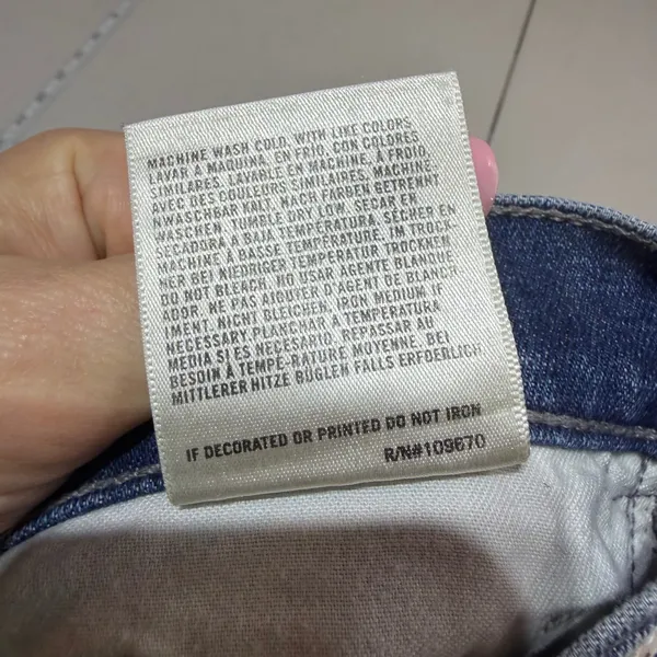 Citizens of Humanity Kelly‎ Bootcut Jeans Womens Blue Low Rise Raw Hem Y2K Indie - Image 5