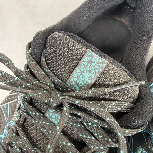ASICS GEL-Venture 7 Womens Trail Running Shoes Black Aqua Green‎ 7.5 - Image 4