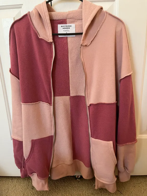 Rue 21 pink zip up - Image 2