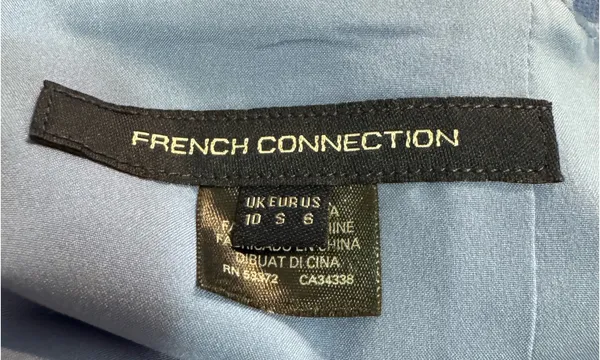 Periwinkle French connection basic mini dress - Image 5