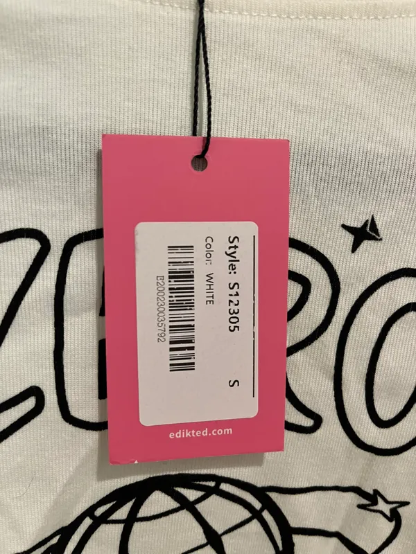 Edikted Zero Gravity Cropped T-Shirt - Image 5