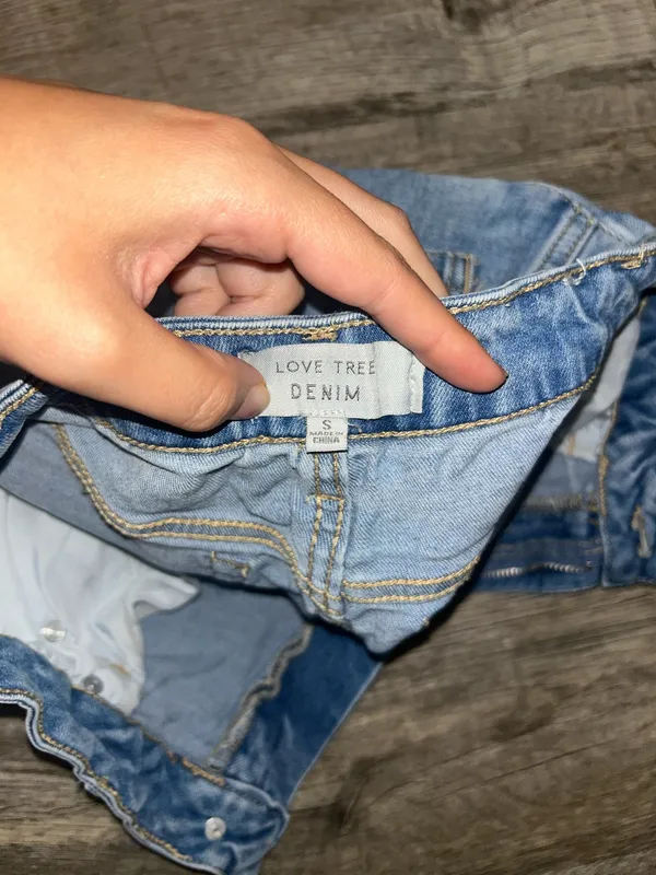 Love Tree Denim Shorts - Image 2